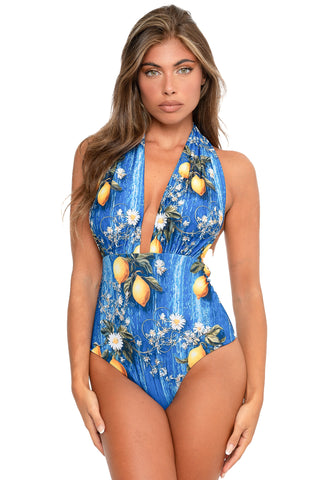 Intero Fascione Double Face Lemon Blu