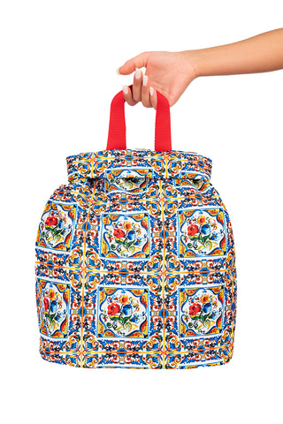 Camerelle Pattern Canvas Backpack