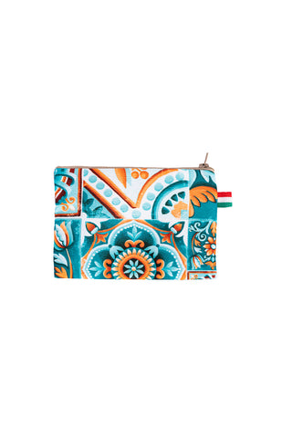 Eden Pattern Canvas Coin Purse