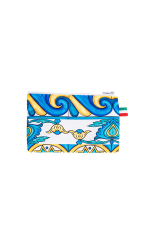 Procida Patterned Canvas Coin Purse