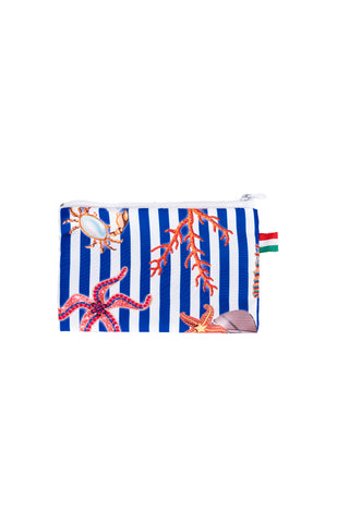 Coin purse in Piazzetta patterned canvas