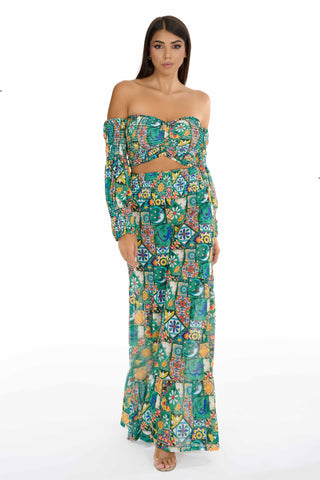 Pantalone Arricciato Lungo Parigi