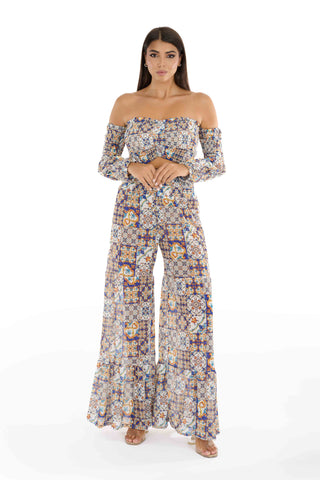 Pantalone Arricciato Lungo Parigi