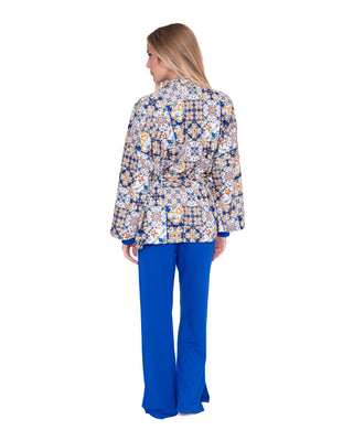 Positano gemusterte Schlafzimmerjacke
