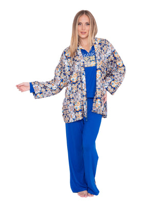 Positano gemusterte Schlafzimmerjacke