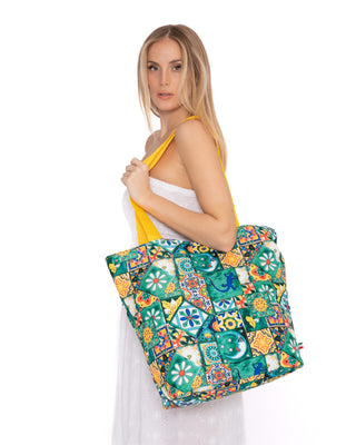 Borsa Grande Canvas Fantasia