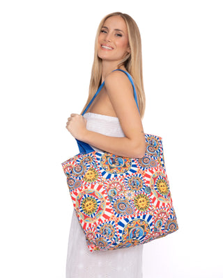 Borsa Grande Canvas Fantasia