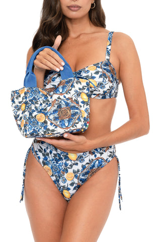 Borsa Piccola Canvas Fantasia