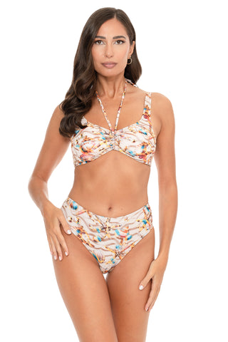 Bikini Corpetto Laccio Slip Chiuso Capri by Day
