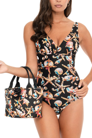 Borsa Piccola Canvas Fantasia