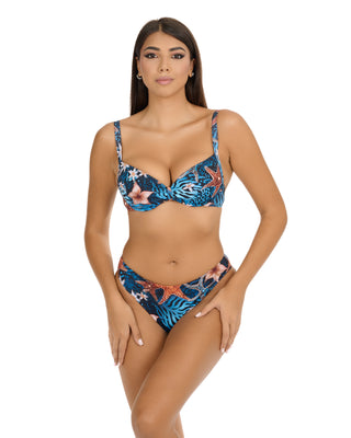 Bikini Coppa Bordata C/Slip Chiuso Fantasia Portofino