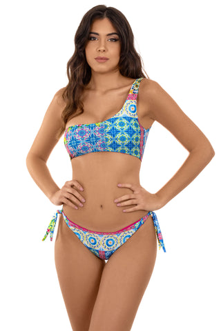 Cartaromana one-shoulder bikini