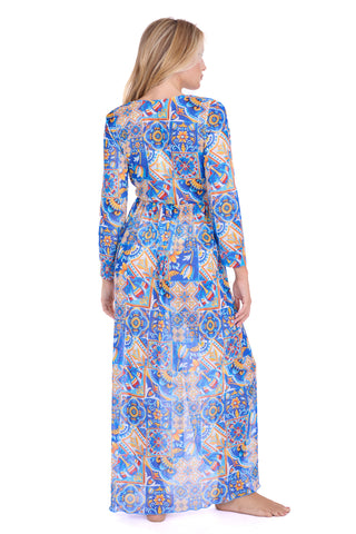 Vestito C/Spacco Carmen Parigi Fantasia