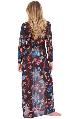Vestito C/Spacco Carmen Parigi Fantasia